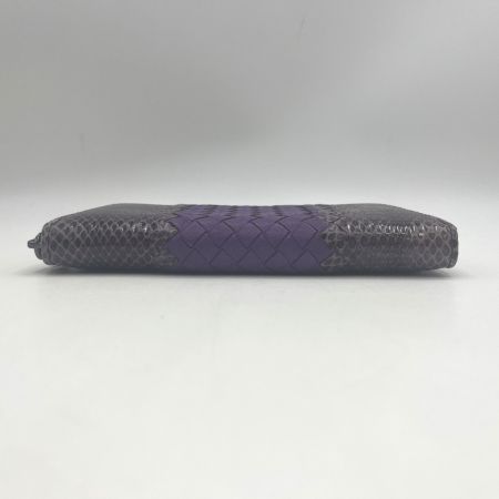  BOTTEGA VENETA ボッテガヴェネタ イントレチャート パイソン 財布 SG3594B パープル