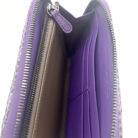  BOTTEGA VENETA ボッテガヴェネタ イントレチャート パイソン 財布 SG3594B パープル