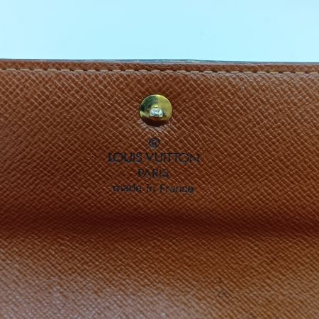  LOUIS VUITTON ルイヴィトン モノグラム ポシェット ポルトモネクレディ 長財布 M61725 ブラウン