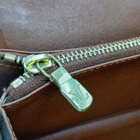  LOUIS VUITTON ルイヴィトン モノグラム ポシェット ポルトモネクレディ 長財布 M61725 ブラウン