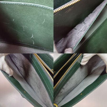  LOUIS VUITTON ルイヴィトン タイガ ポルトドキュマン ロザン ビジネスバッグ M30054 グリーン ショルダー欠品