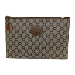 ◎◎ GUCCI グッチ クラッチバッグ オールドグッチ GGプラス ブラウン Cランク