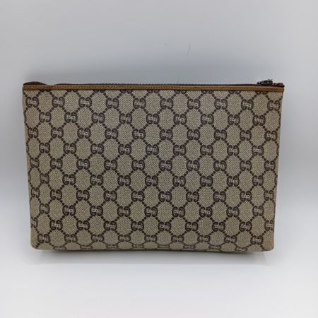  GUCCI グッチ クラッチバッグ オールドグッチ GGプラス ブラウン