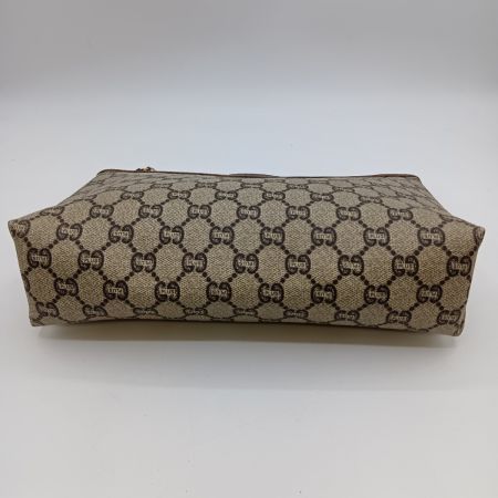  GUCCI グッチ クラッチバッグ オールドグッチ GGプラス ブラウン
