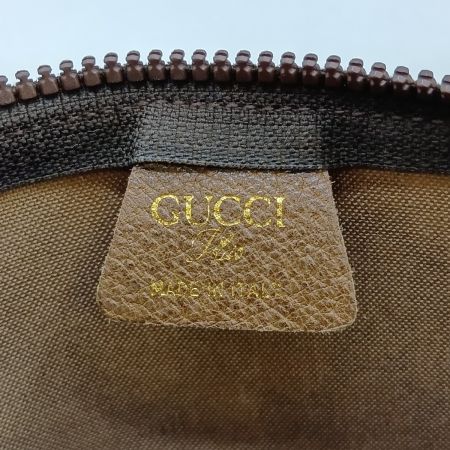  GUCCI グッチ クラッチバッグ オールドグッチ GGプラス ブラウン