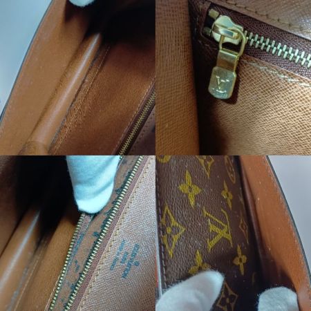  LOUIS VUITTON ルイヴィトン モノグラム モンソー26 ハンドバッグ M51187 ブラウン ストラップ付 内部ベタ付有