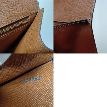  LOUIS VUITTON ルイヴィトン モノグラム モンソー26 ハンドバッグ M51187 ブラウン ストラップ付 内部ベタ付有