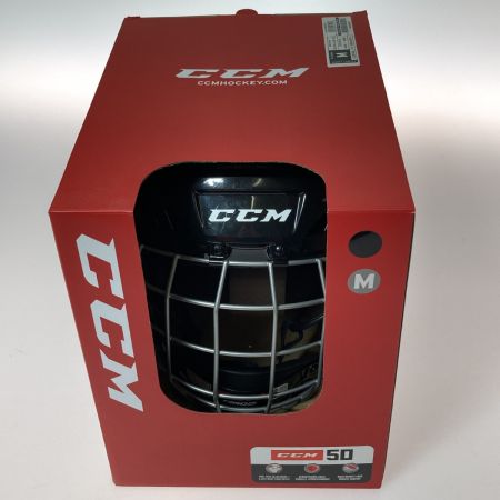  CCM シーシーエム 50 アイスホッケー ヘルメット フェイスガード付 サイズM 外箱付