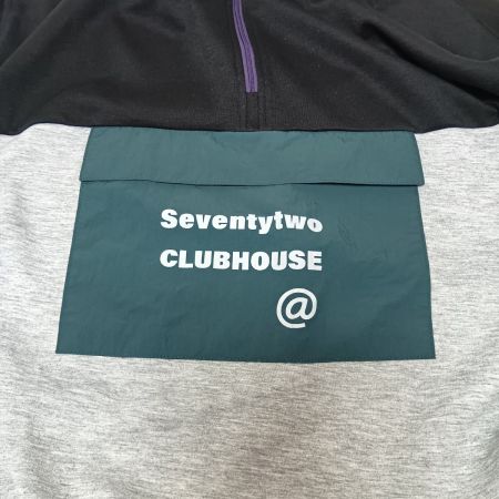  Antiqua アンティカ GOLF×STCH 配色プルオーバー ゴルフウェア サイズML ZST-00121 ブラック