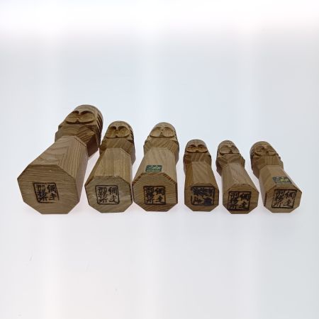   網走刑務所 ニポポ人形 木目込人形 9体セット 木彫り アイヌ