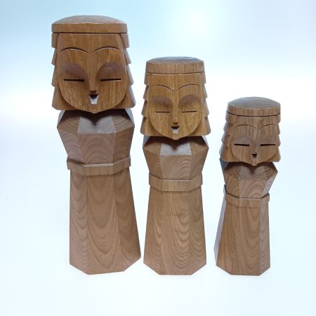   網走刑務所 ニポポ人形 木目込人形 9体セット 木彫り アイヌ