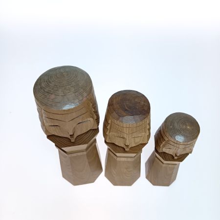   網走刑務所 ニポポ人形 木目込人形 9体セット 木彫り アイヌ