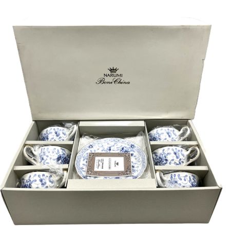  NARUMI ナルミ  ミラノブルー コレクション カップ&ソーサー 6客セット