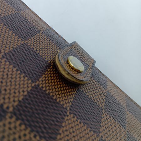  LOUIS VUITTON ルイヴィトン ダミエ ポルト フォイユ ヴィエノワ 2つ折り財布 N61674 ブラウン