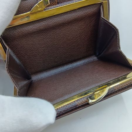  LOUIS VUITTON ルイヴィトン ダミエ ポルト フォイユ ヴィエノワ 2つ折り財布 N61674 ブラウン