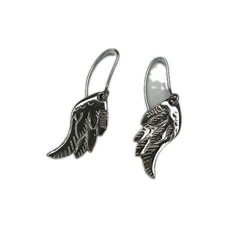 Christian Dior クリスチャンディオール ピアス エンジェルウイング 本体のみ シルバー