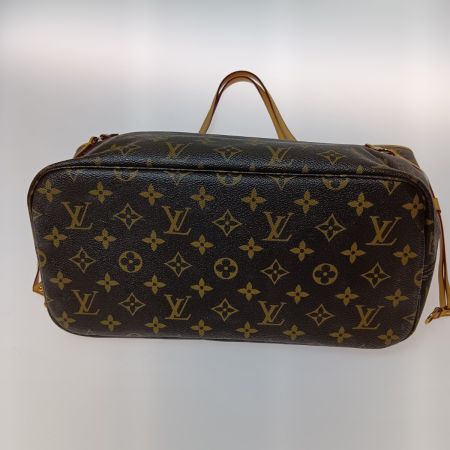  LOUIS VUITTON ルイヴィトン モノグラム ネヴァーフルMM トートバッグ M46975 ブラウン ポーチ欠品