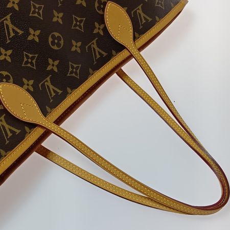  LOUIS VUITTON ルイヴィトン モノグラム ネヴァーフルMM トートバッグ M46975 ブラウン ポーチ欠品