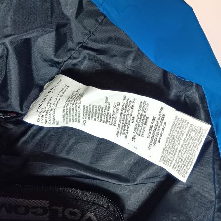  VOLCOM ボルコム スキーウェア ジャケット サイズXL G0651604 ブルー