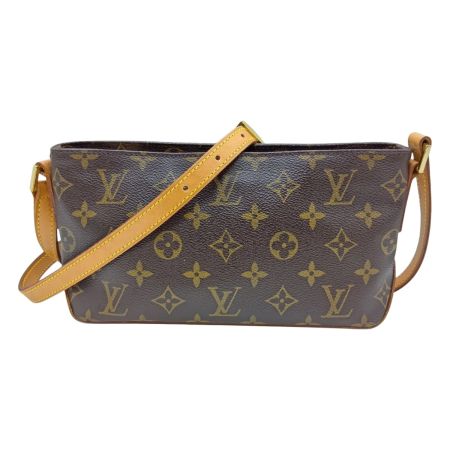  LOUIS VUITTON ルイヴィトン モノグラム トロター ショルダーバッグ M51240 ブラウン