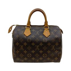 ◎◎ LOUIS VUITTON ルイヴィトン モノグラム スピーディ25 ボストンバッグ M41528 ブラウン Cランク