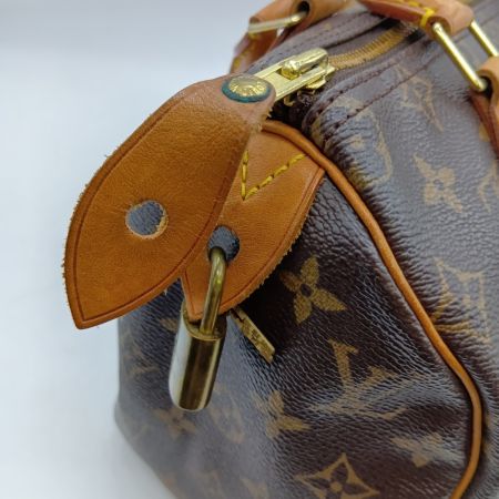  LOUIS VUITTON ルイヴィトン モノグラム スピーディ25 ボストンバッグ M41528 ブラウン