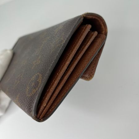  LOUIS VUITTON ルイヴィトン  モノグラム ポシェットポルトモネクレディ 長財布  M61725 ブラウン