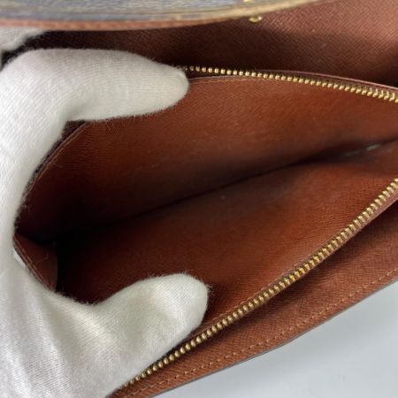  LOUIS VUITTON ルイヴィトン  モノグラム ポシェットポルトモネクレディ 長財布  M61725 ブラウン