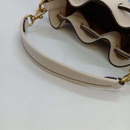  COACH コーチ シグネチャー フィールドバケット 2WAY ショルダーバッグ 巾着 C4693 スカイブルー