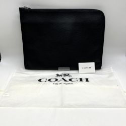 ◎◎ COACH コーチ クラッチバッグ C3143 ブラック Bランク