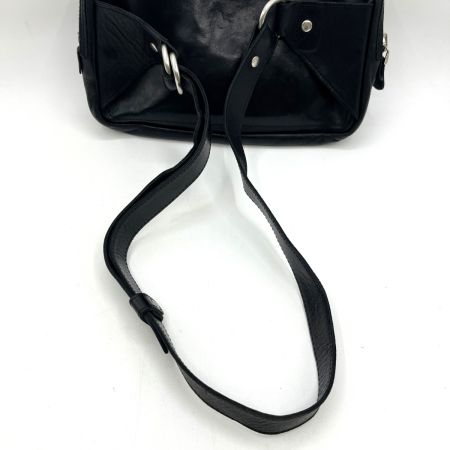  GANZO  ボディーバッグ サケット4 ホースレザー ブラック