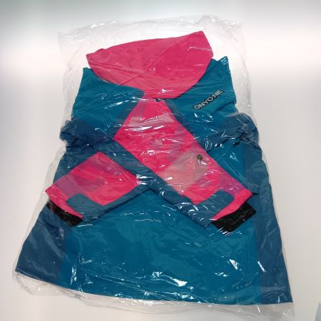  ONYONE オンヨネ スキー スキーウェア 上下セット サイズL ブルー x ピンク