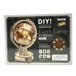 ◎◎ ROKR つくるんです ST003 3Dウッドパズル アースランプ 外箱に破損あり Bランク