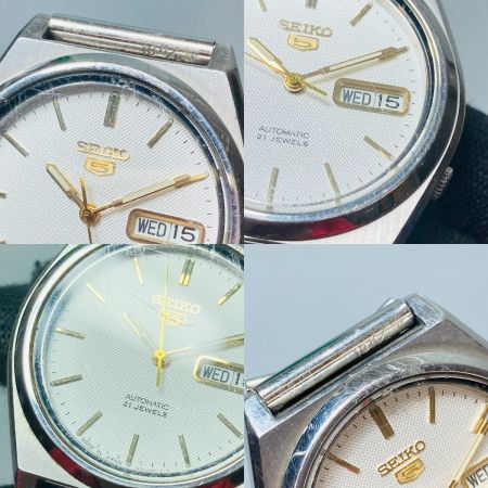  SEIKO セイコー 5 ファイブ 自動巻き 腕時計 キズ多 7S26-8760
