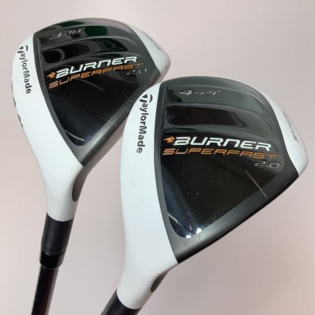  TaylorMade テーラーメイド BURNER SUPERFAST2.0 3UT 4UT ユーティリティ 2本セット RE-AX 60 R
