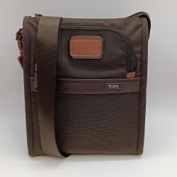 ◎◎ TUMI トゥミ Alpha ポケットバッグ スモール ショルダーバッグ 22110ES2E ブラウン Bランク
