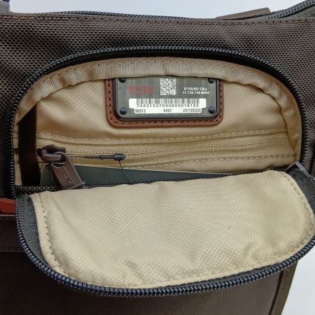  TUMI トゥミ Alpha ポケットバッグ スモール ショルダーバッグ 22110ES2E ブラウン
