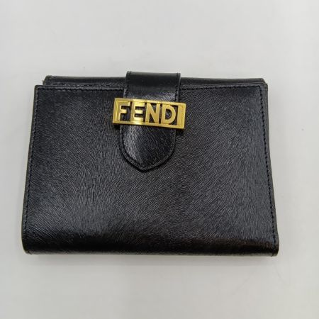  FENDI フェンディ 2つ折り財布 ブラック