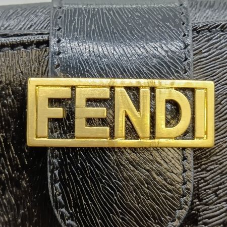 FENDI フェンディ 2つ折り財布 ブラック
