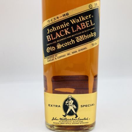  Johnnie Walker ジョニーウォーカー BLACK LABEL EXTRA SPECIAL スコッチ ウイスキー 750ml 43% 沈殿物有 未開栓