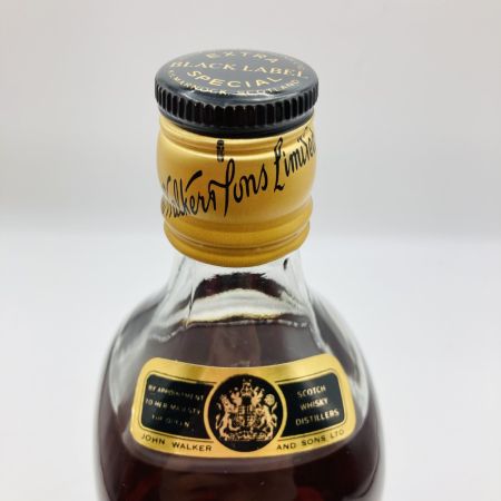  Johnnie Walker ジョニーウォーカー BLACK LABEL EXTRA SPECIAL スコッチ ウイスキー 750ml 43% 沈殿物有 未開栓