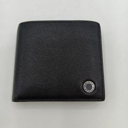 ◎◎ BVLGARI ブルガリ ブルガリ・ブルガリ マン コンパクトウォレット 2つ折り財布 291158 ブラック Bランク