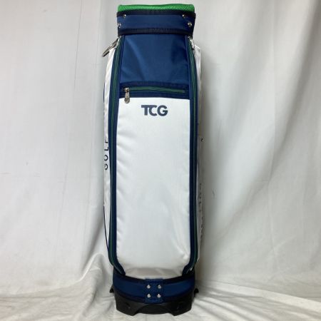  TRANS CONTINENTS トランスコンチネンツ キャディバッグ 9型 5分割 3.55kg ホワイト x ネイビー