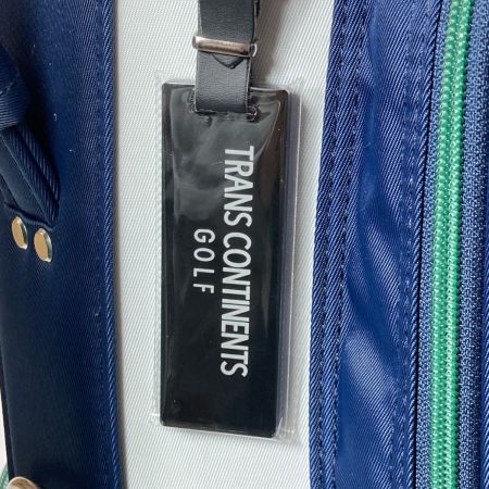  TRANS CONTINENTS トランスコンチネンツ キャディバッグ 9型 5分割 3.55kg ホワイト x ネイビー