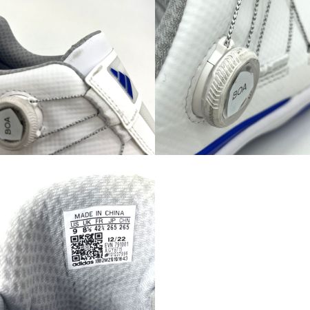  adidas アディダス ゴルフシューズ adidas SIZE 26.5cm ZG23 BOA ホワイト