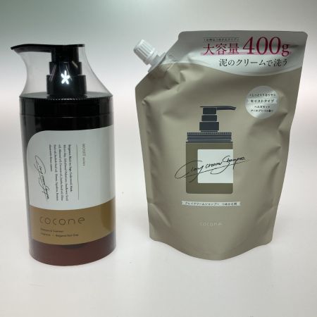  cocone ココネ クレイクリームシャンプー モイスト & つめかえ用 セット