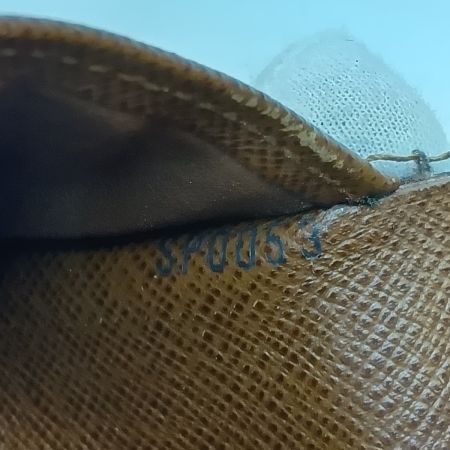  LOUIS VUITTON ルイヴィトン モノグラム ポルトトレゾール・エテュイ パピエ 3つ折り財布 M61202 ブラウン