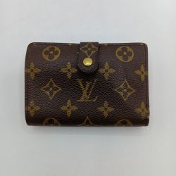 ◎◎ LOUIS VUITTON ルイヴィトン モノグラム ポルトモネ・ビエ ヴィエノワ 2つ折り財布 M61663 ブラウン Cランク