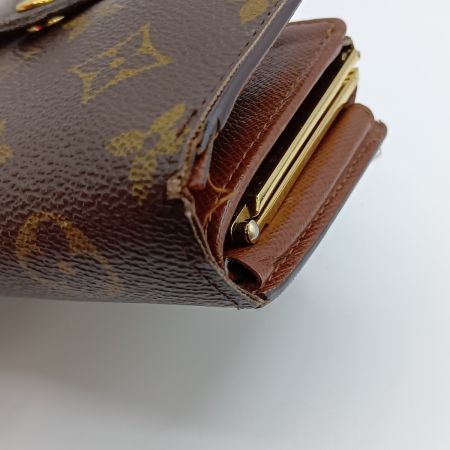  LOUIS VUITTON ルイヴィトン モノグラム ポルトモネ・ビエ ヴィエノワ 2つ折り財布 M61663 ブラウン