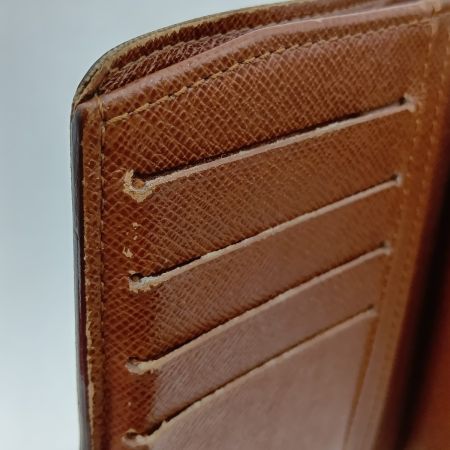  LOUIS VUITTON ルイヴィトン モノグラム ポルトモネ・ビエ ヴィエノワ 2つ折り財布 M61663 ブラウン